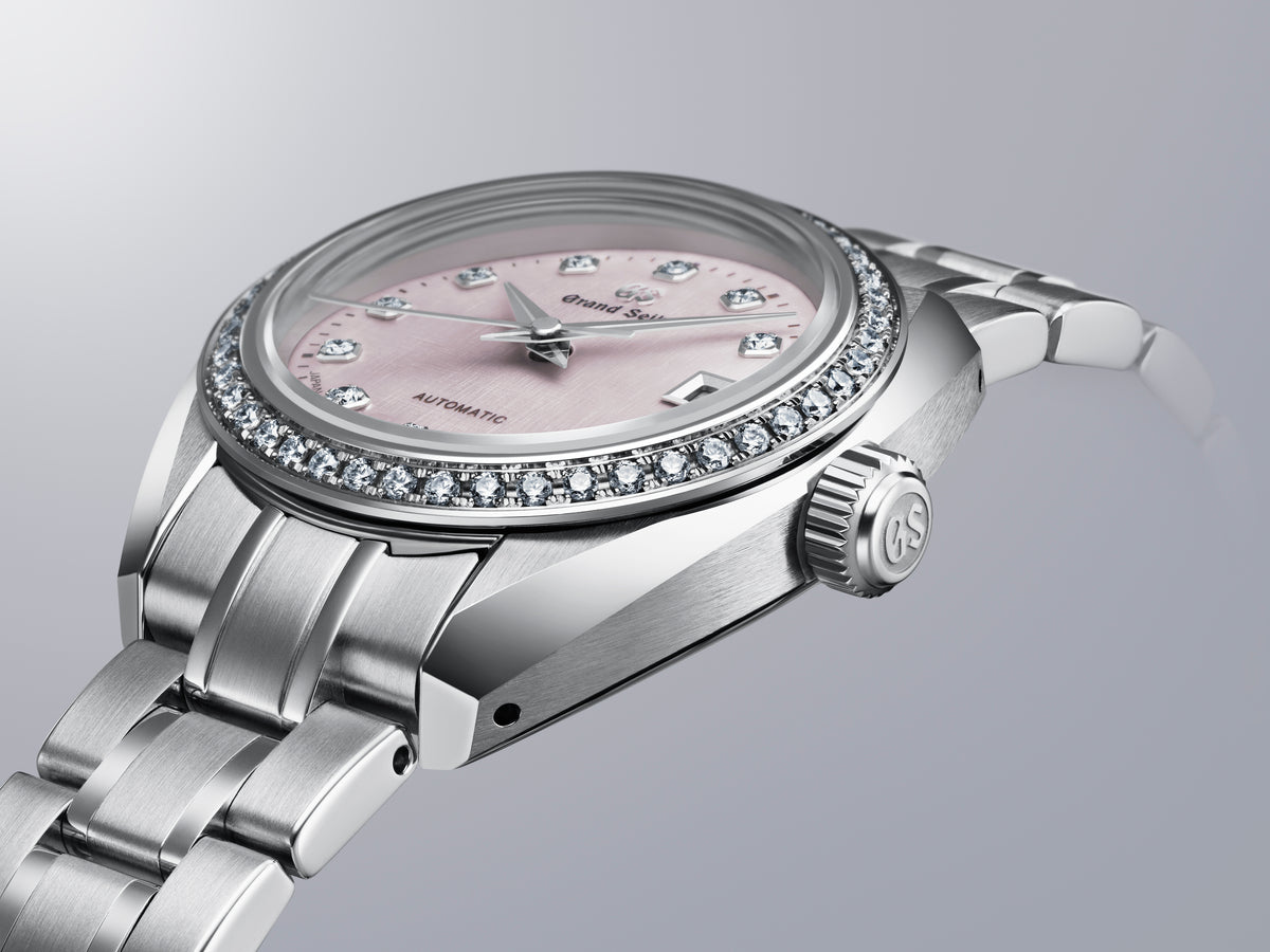STGK019 Ladies Silk Dial Automatic with Diamonds