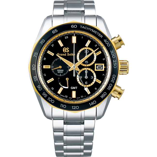 SBGC240 Spring Drive Chronograph with Gold Highlights