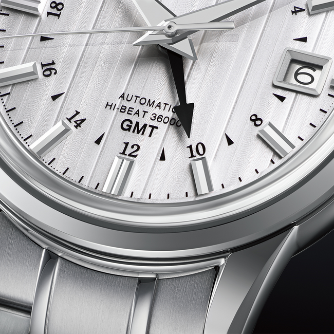 Grand Seiko India SBGJ271 - Automatic Hi-Beat 36000 GMT Dial Close-up