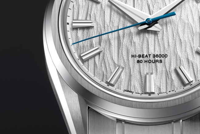 White Birch Grand Seiko SLGH005 dial Close Up
